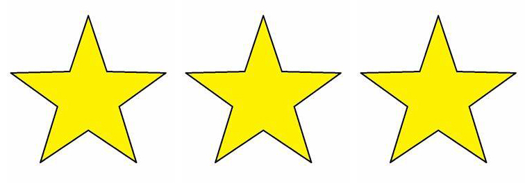 Three stars