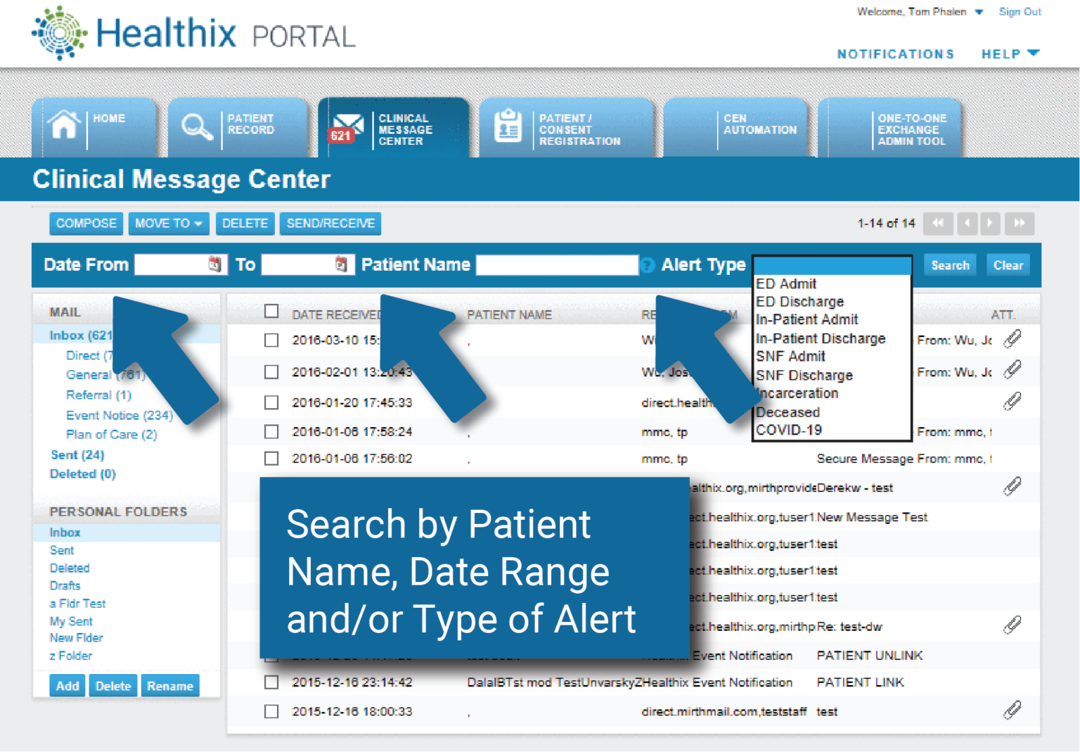 Alert Enhancement Healthix