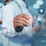 Doctor healthcare and Medical technology concept.