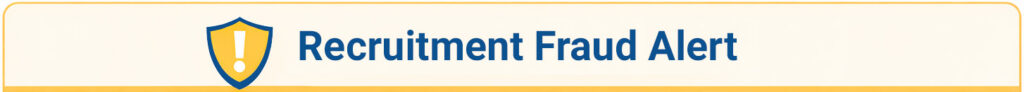 Recruitment Fraud Alert