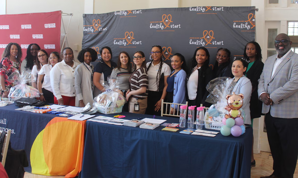 Participants in the second annual Staten Island community baby shower and maternal health resource fair